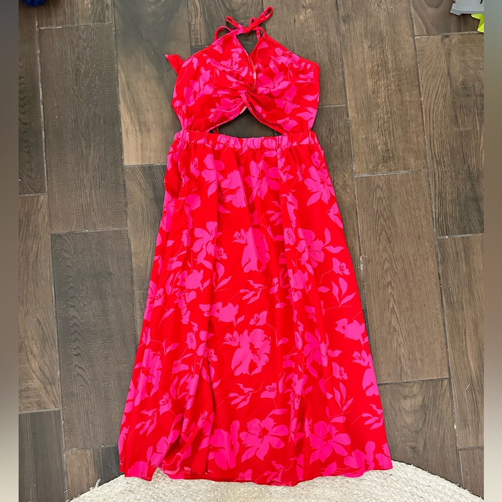 Floral midi dress